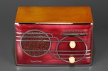 Red Sparton 500C Cloisonné Model 500C Catalin Radio - Perfect
